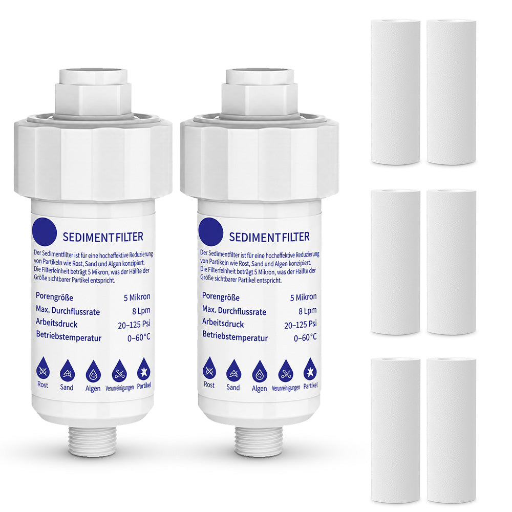 🆙🚿 Wasserfilter für Zuhause – Universal Filter für Dusche, Küche, Wasserhahn & Waschmaschine