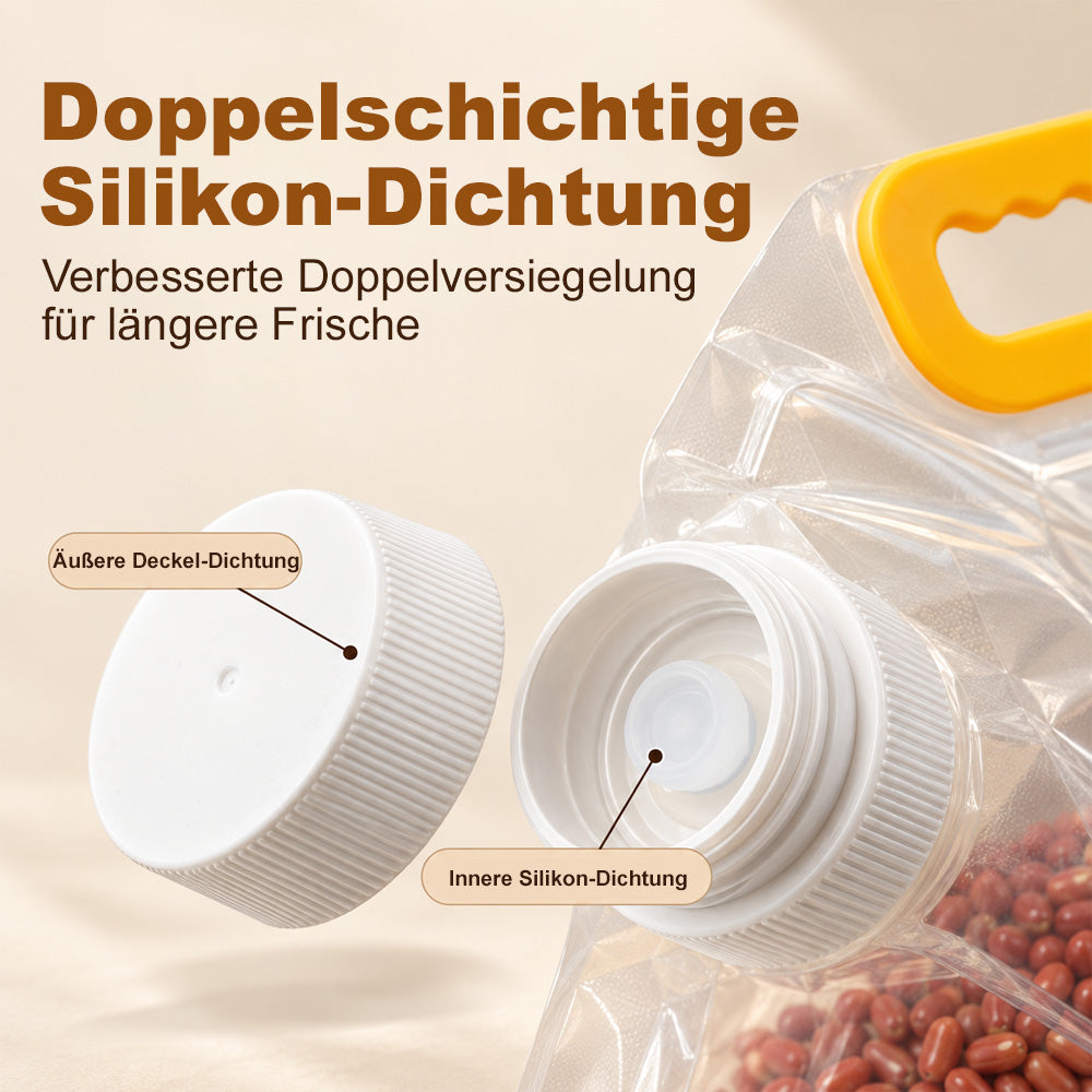 🏠 Große Vorratsbeutel – Lebensmittelecht, Luftdicht & Platzsparend