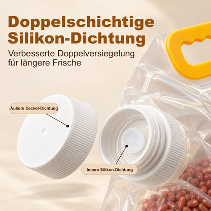 🏠 Große Vorratsbeutel – Lebensmittelecht, Luftdicht & Platzsparend