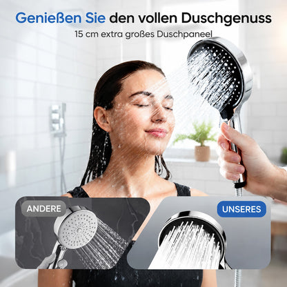 🚿 2-in-1 Hochdruck Duschkopf – 7 Modi für Dusche & Reinigung