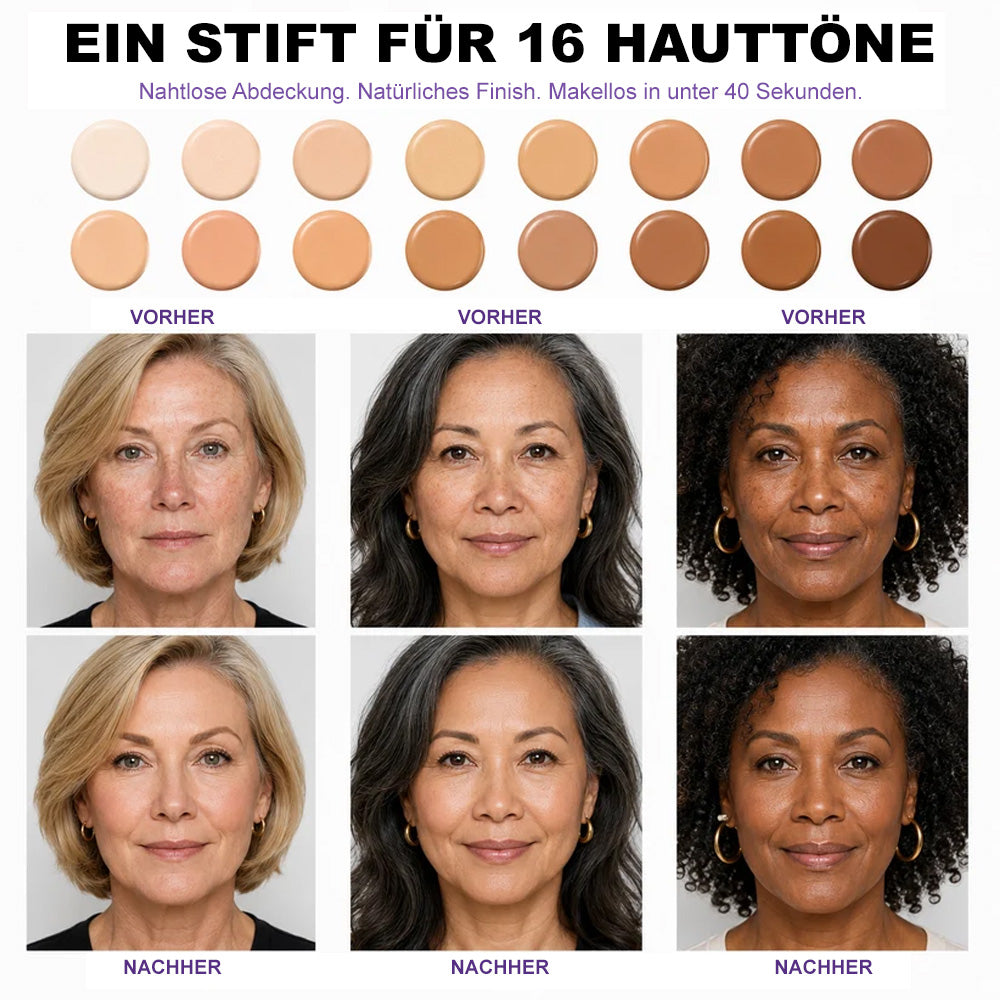 ✨Der Farbwechsel-Foundation-Stick – Für einen jugendlichen Glow bei reifer Haut