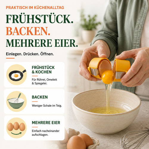 🍳 Schneller Eieröffner – Eier sauber & mühelos öffnen 🔥