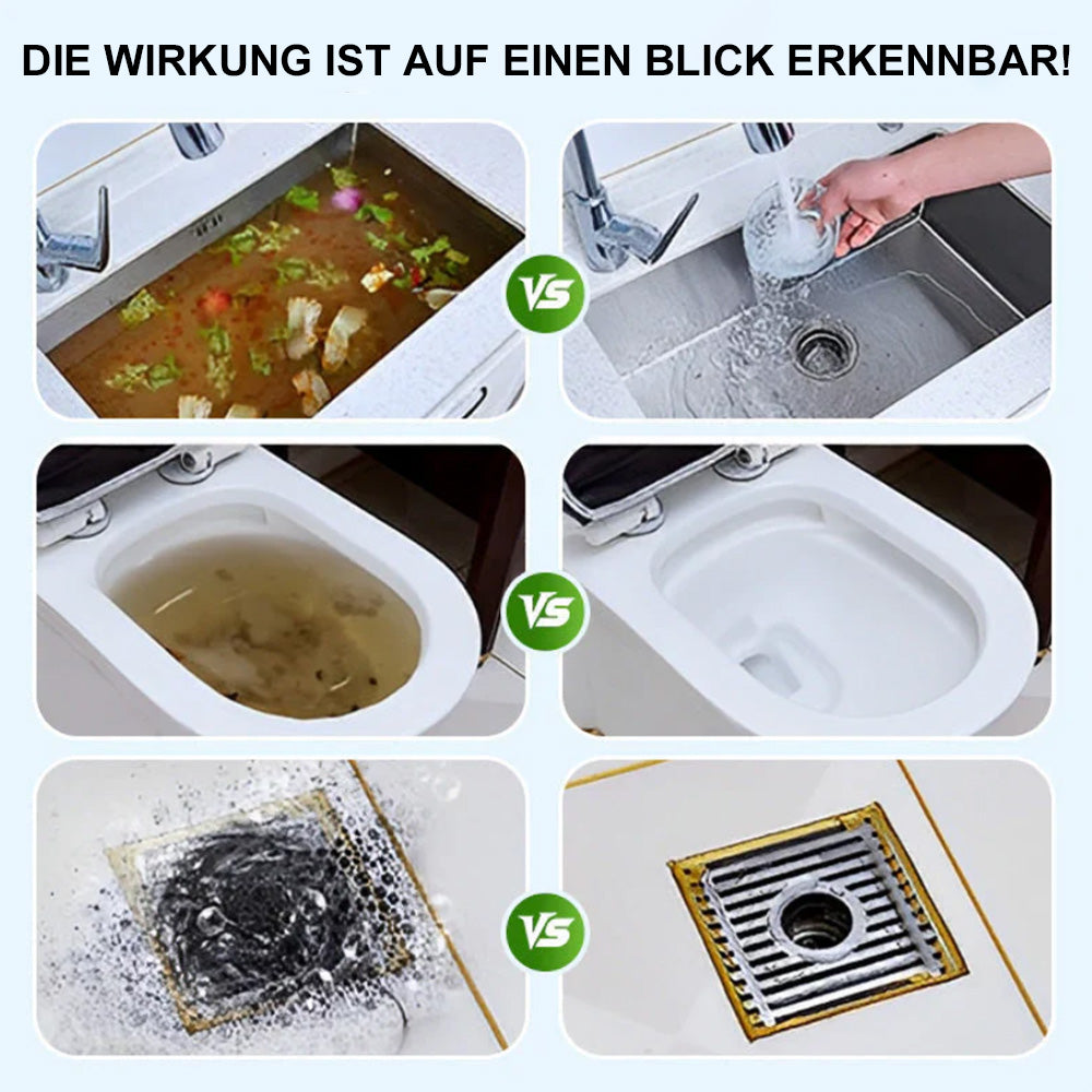 🆙💥 Leistungsstarkes tägliches Rohrreinigungspulver – Schnellwirkend, sicher & schonend für Küche, Bad & Dusche 🏠