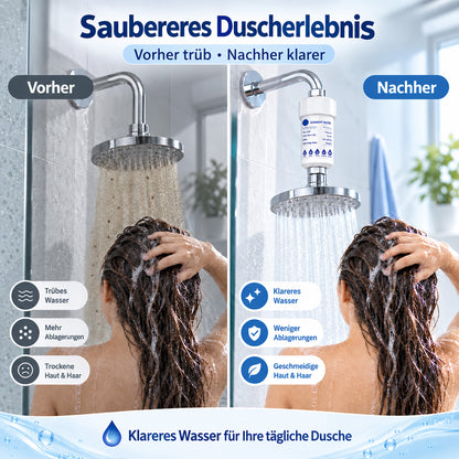 🏠 Wasserfilter für Zuhause – Universal Filter für Dusche, Küche, Wasserhahn & Waschmaschine