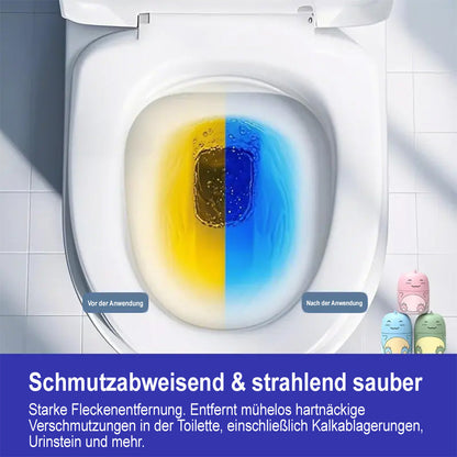 🆙🫧Automatischer WC-Reiniger im süßen Dino-Design – Langzeit Toilettenreiniger für den Spülkasten (Hält bis zu 9 Monate), WC-Duft gegen Kalk & Gerüche (Ozean/Jasmin/Pfirsich)