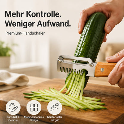 ✨ 3-in-1 Multifunktions-Gemüseschäler aus Edelstahl – Schälen, Schneiden & Hobeln