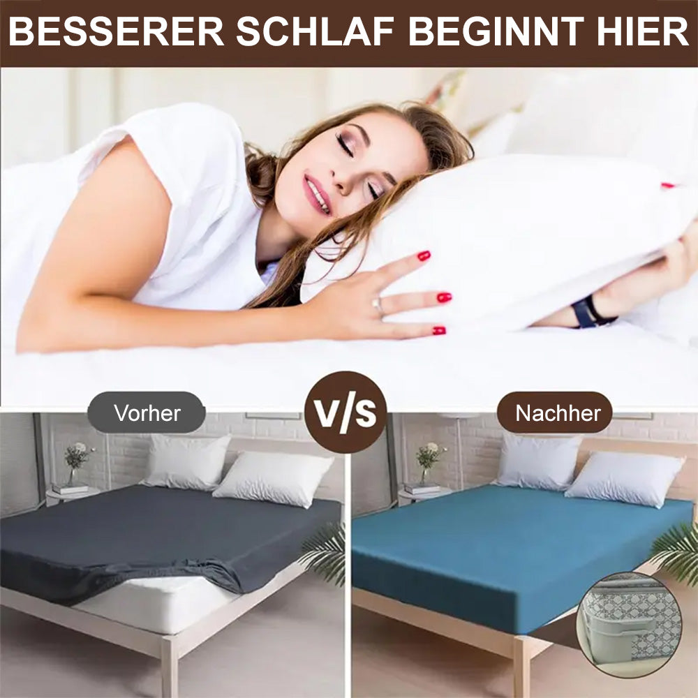 🆙✨ Anti‑Rutsch Bettlakenhalter – Starke Eckclips für glatte, straffe Laken ohne Verrutschen
