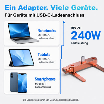 ⚡2-in-1 Handy-Ladeständer – 240W Schnellladen