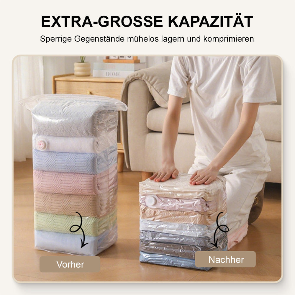 🏠 Mehr Platz zu Hause mit clakryna® Vakuum-Aufbewahrungsbeuteln