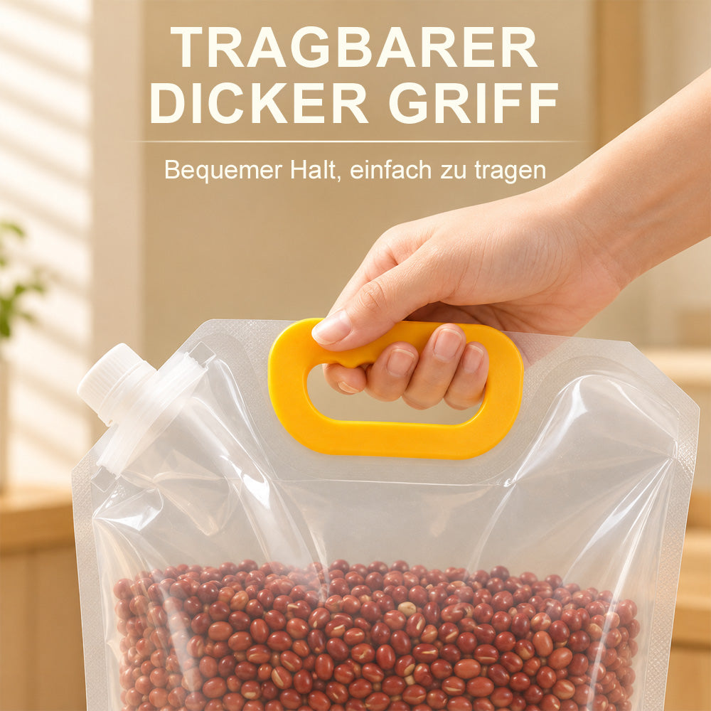 🏠 Große Vorratsbeutel – Lebensmittelecht, Luftdicht & Platzsparend