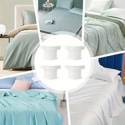 🆙✨ Anti‑Rutsch Bettlakenhalter – Starke Eckclips für glatte, straffe Laken ohne Verrutschen