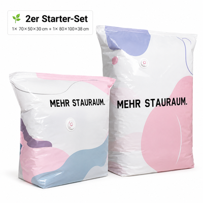 🏠 Mehr Platz zu Hause mit clakryna® Vakuum-Aufbewahrungsbeuteln